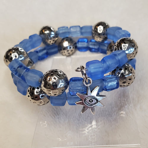 Third Eye Charm Bracelet (MW) | Mamabug ReCreations - Artisan Jewelry