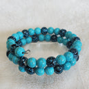 Gypsy Beaded Bracelet - Turquoise Edition (MW) | Mamabug ReCreations - Artisan Jewelry