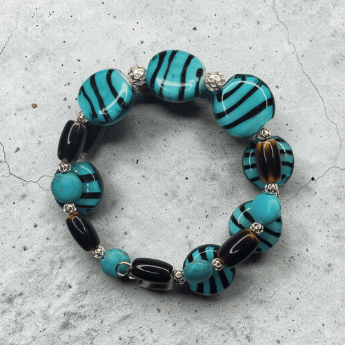 Blue Tiger Jewelry Set (MW) | Mamabug ReCreations - Artisan Jewelry
