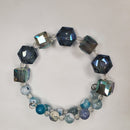 Smokey Gray Crystal Bracelet (MW) | Mamabug ReCreations - Artisan Jewelry