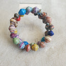 Recycled Bracelet - Bicone Edition (MW) | Mamabug ReCreations - Artisan Jewelry