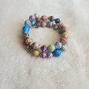 Recycled Bracelet - Bicone Edition (MW) | Mamabug ReCreations - Artisan Jewelry