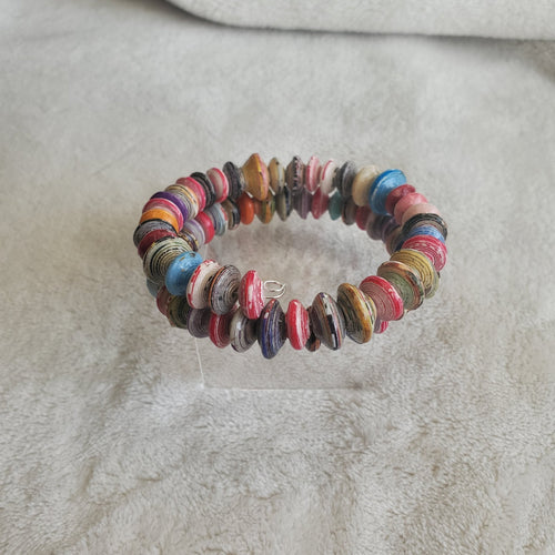 Recycled Bracelet - Disc Edition (MW) | Mamabug ReCreations - Artisan Jewelry