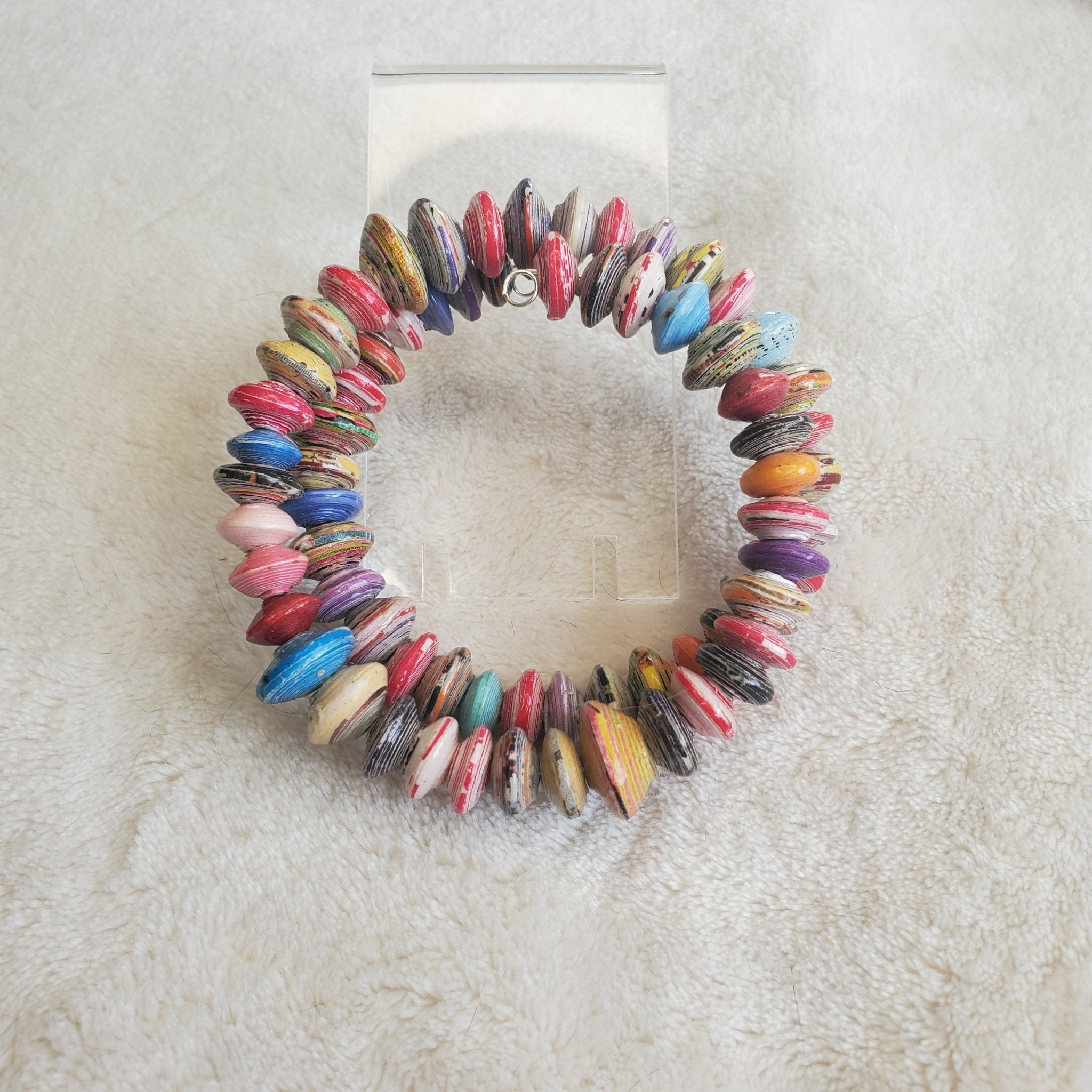 Recycled Bracelet - Disc Edition (MW) | Mamabug ReCreations - Artisan Jewelry