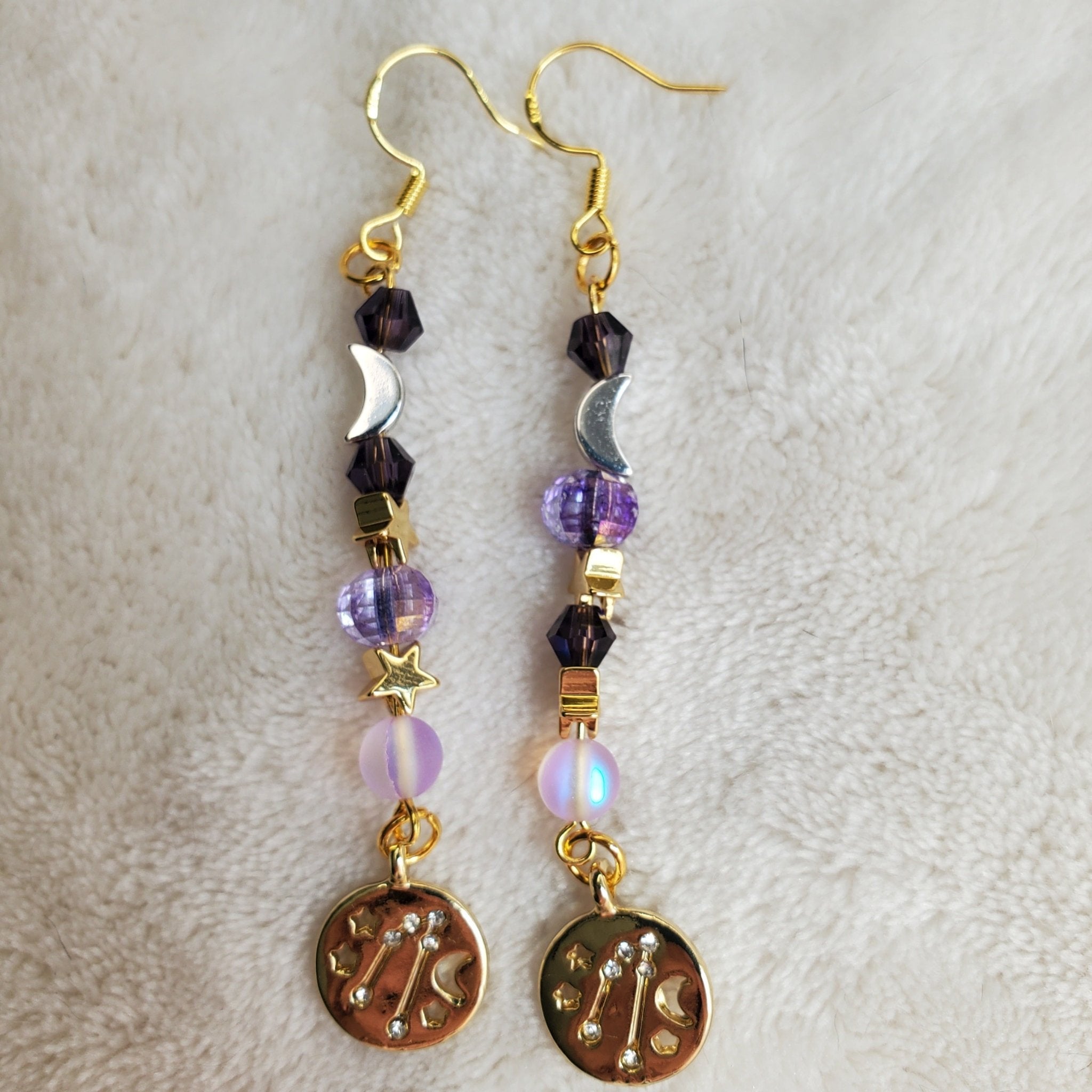 Celestial Earrings | Mamabug ReCreations - Artisan Jewelry