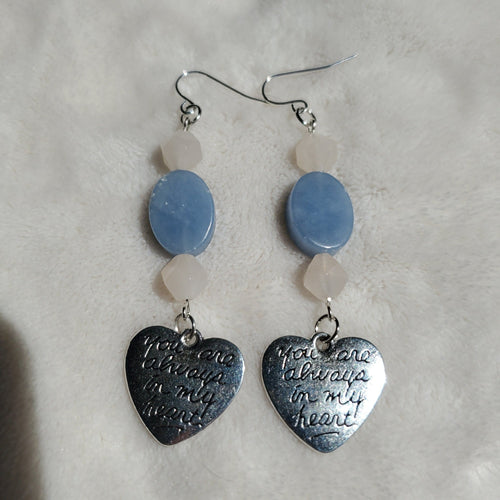You Are Always In My Heart Earrings | Mamabug ReCreations - Artisan Jewelry