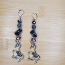 Dark Side of Fantasy Earrings | Mamabug ReCreations - Artisan Jewelry