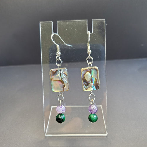 Abalone Earrings | Mamabug ReCreations - Artisan Jewelry