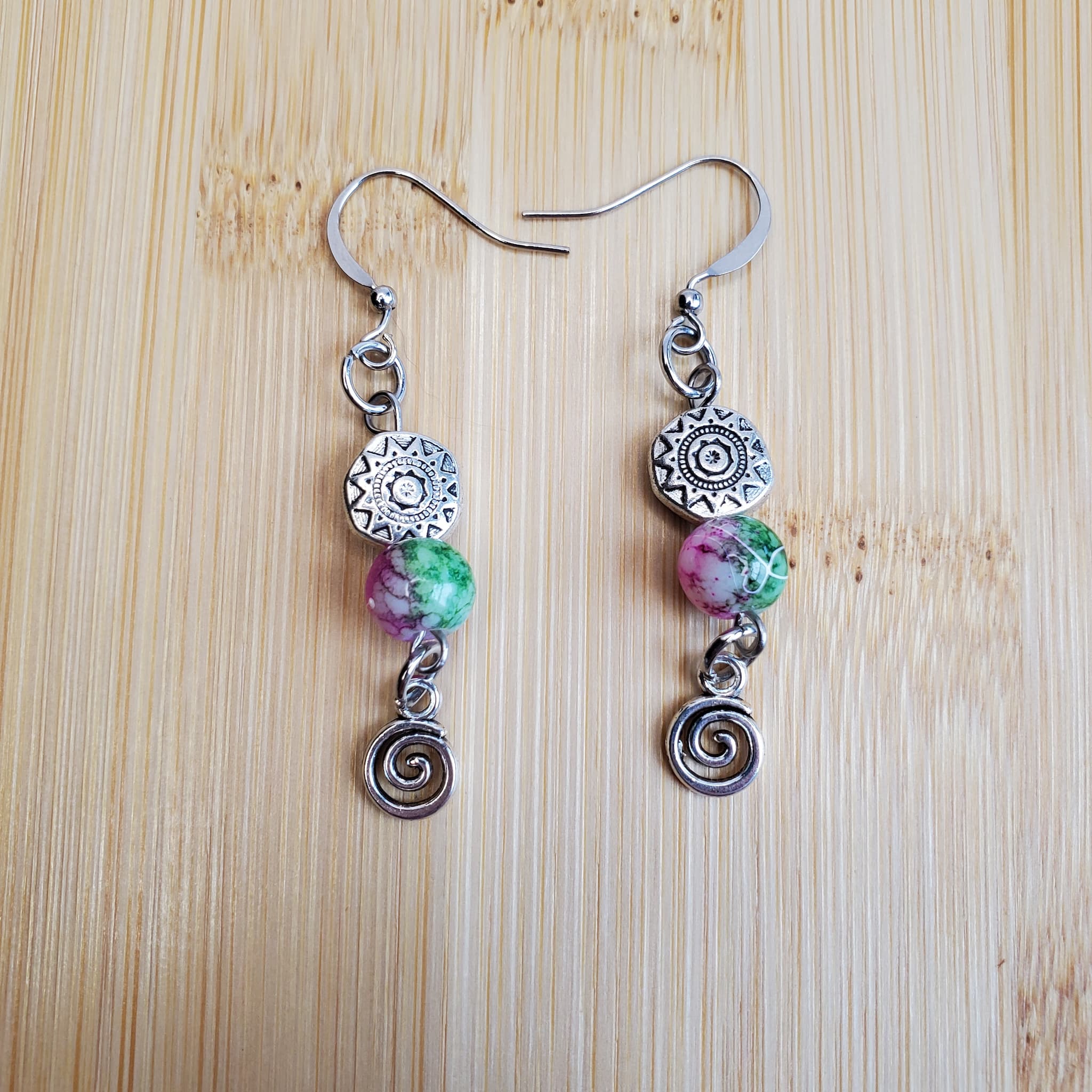 Sun in the Summertime Earrings | Mamabug ReCreations - Artisan Jewelry