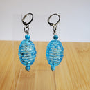 Blue Hive Earrings | Mamabug ReCreations - Artisan Jewelry