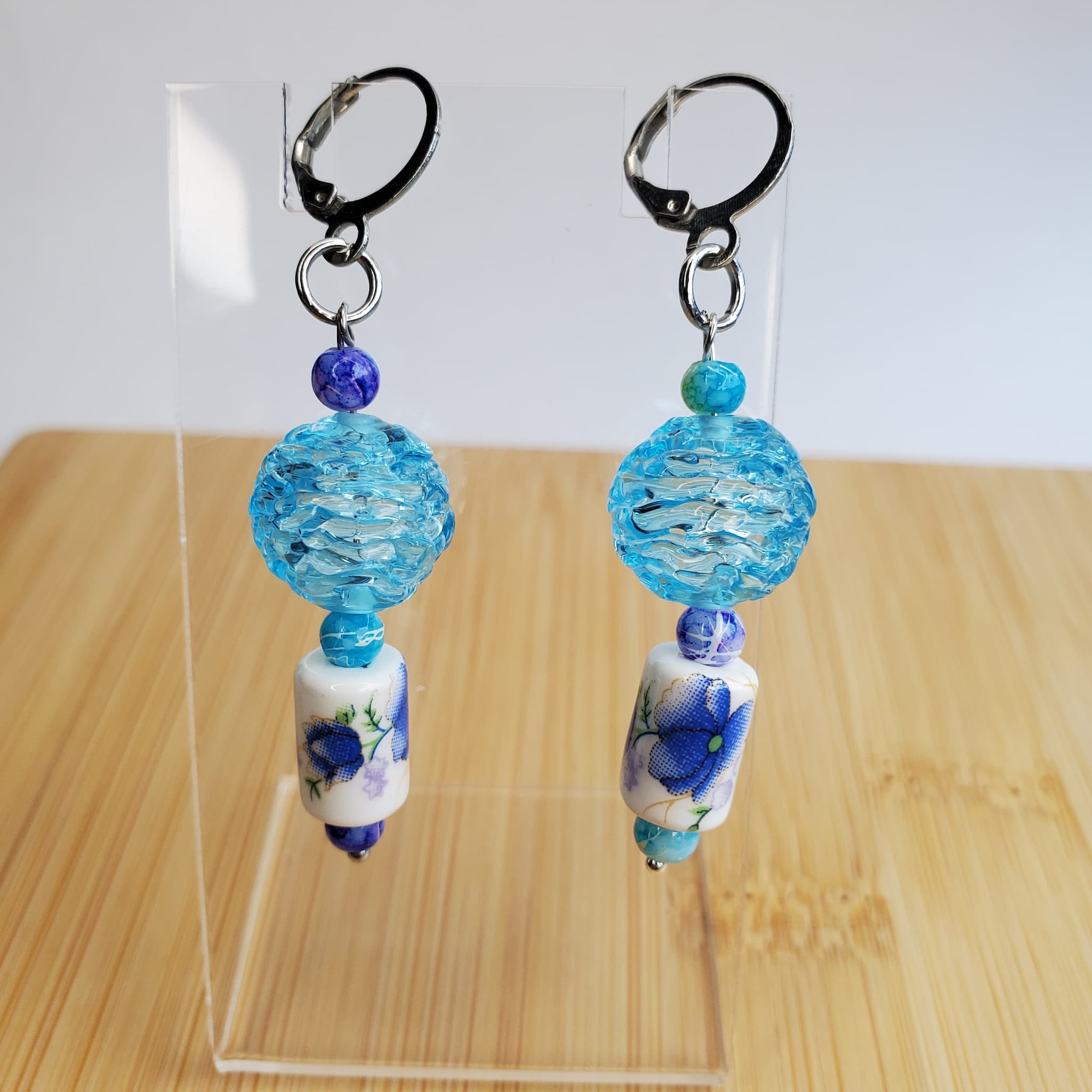 Bees in Summer Earrings | Mamabug ReCreations - Artisan Jewelry