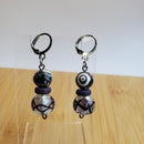Black and White Earrings | Mamabug ReCreations - Artisan Jewelry