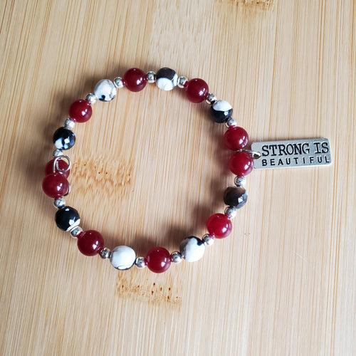 Strong is Beautiful Bracelet (MW) | Mamabug ReCreations - Artisan Jewelry