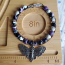 Skull Moth Bracelet (W) | Mamabug ReCreations - Artisan Jewelry