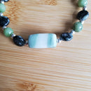 Amazonite and Serpentine Jewelry Set (W) | Mamabug ReCreations - Artisan Jewelry