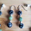 Amazonite and Serpentine Jewelry Set (W) | Mamabug ReCreations - Artisan Jewelry