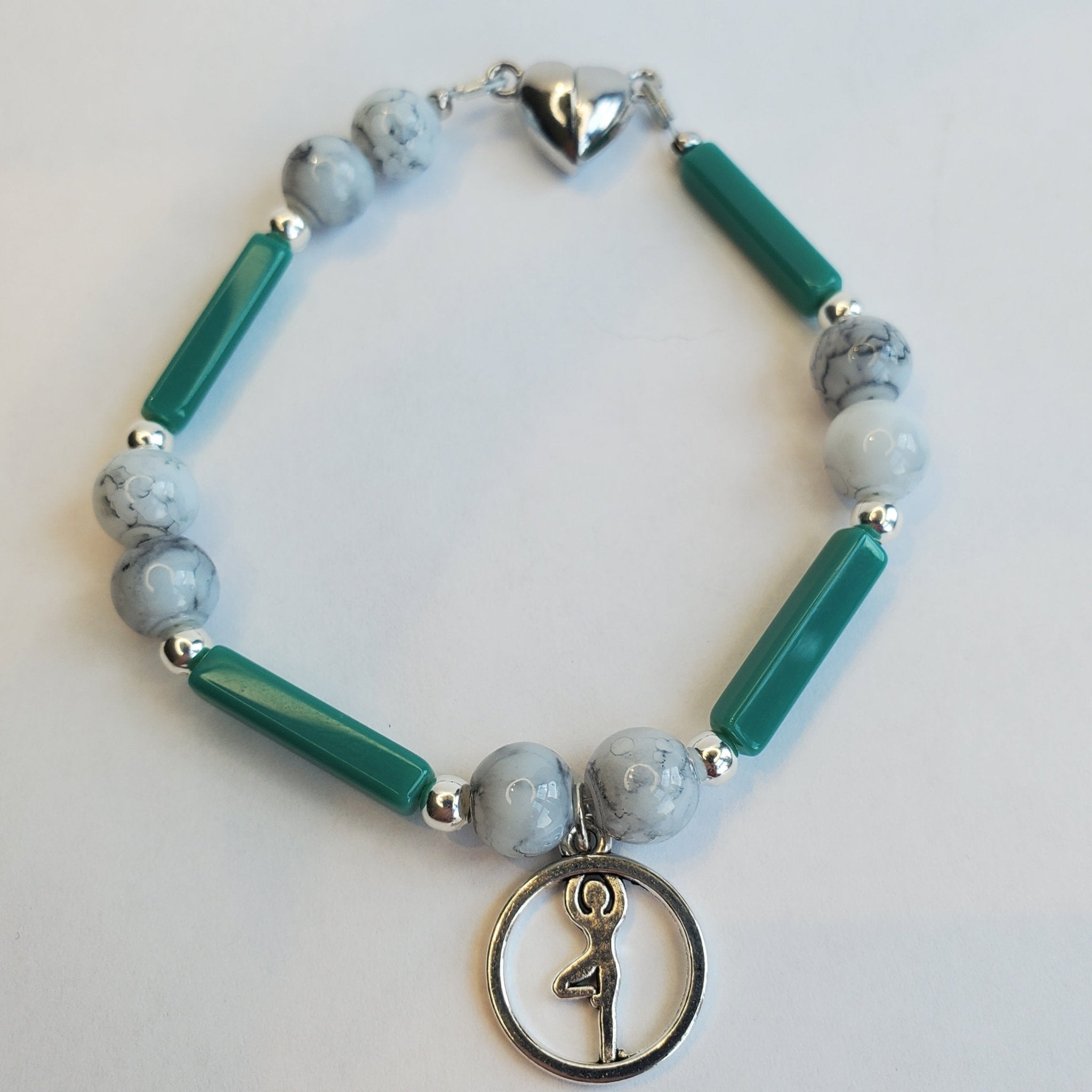 Silver Tree Pose Bracelet (W) | Mamabug ReCreations