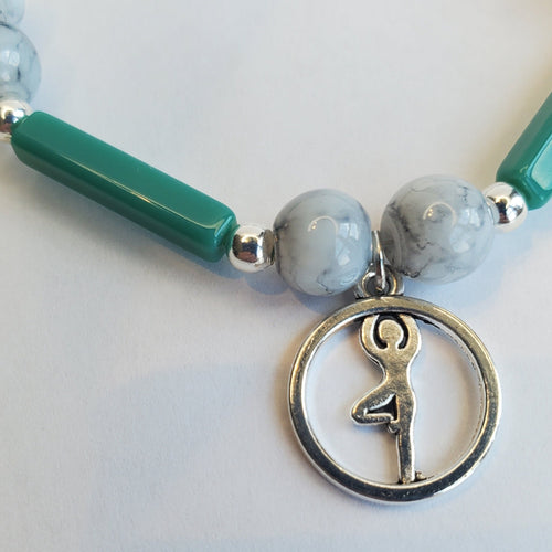 Silver Tree Pose Bracelet (W) | Mamabug ReCreations