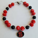 Wolfpack Red Bracelet (W) | Mamabug ReCreations