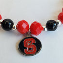 Wolfpack Red Bracelet (W) | Mamabug ReCreations