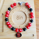 Wolfpack Red Bracelet (W) | Mamabug ReCreations