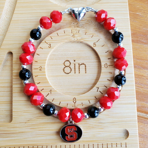 Wolfpack Red Bracelet (W) | Mamabug ReCreations
