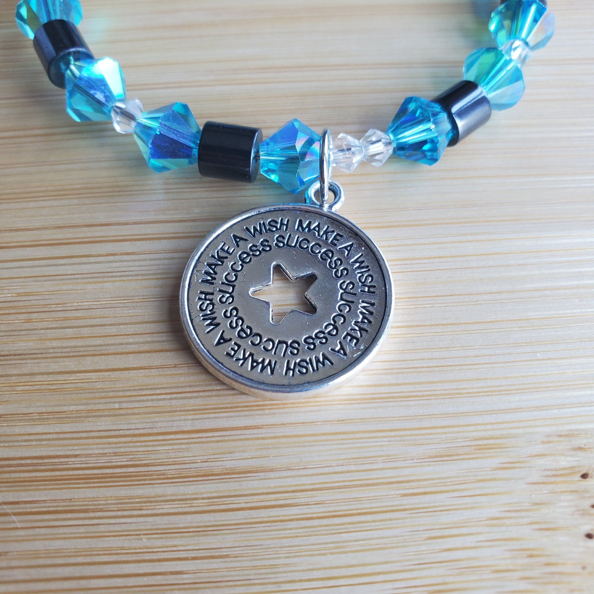 Make a Wish Bracelet with Hemalyke and Crystals (MW) | Mamabug ReCreations | Mamabug ReCreations - Artisan Jewelry