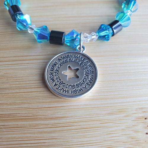 Make a Wish Bracelet with Hemalyke and Crystals (MW) | Mamabug ReCreations | Mamabug ReCreations - Artisan Jewelry