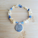 Live Your Dream Bracelet - Stone Chip Edition (MW) | Mamabug ReCreations - Artisan Jewelry