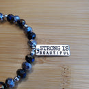 Strong is Beautiful in Brilliance Bracelet (MW) | Mamabug ReCreations - Artisan Jewelry