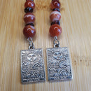 The Sun Tarot Charm Earrings | Mamabug ReCreations - Artisan Jewelry