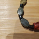 Crimson and White Dragon Tibetan Bracelet (W) | Mamabug ReCreations - Artisan Jewelry