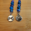 Blue Pinkie Promise Earrings | Mamabug ReCreations