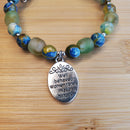 Well Behaved Women Bracelet - Earth Swirl Recycled Glass (MW) | Mamabug ReCreations
