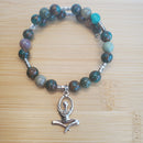 Goddess Bracelet - Indian Agate & Chalcedony (MW) | Mamabug ReCreations