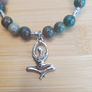 Goddess Bracelet - Indian Agate & Chalcedony (MW) | Mamabug ReCreations