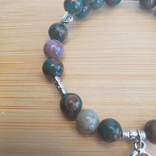 Goddess Bracelet - Indian Agate & Chalcedony (MW) | Mamabug ReCreations