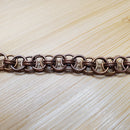 Antique Copper Helm Chainmaille Bracelet | Mamabug ReCreations - Artisan Jewelry