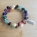 Seven Chakra Gemstone Bracelet (MW) | Mamabug ReCreations - Artisan Jewelry