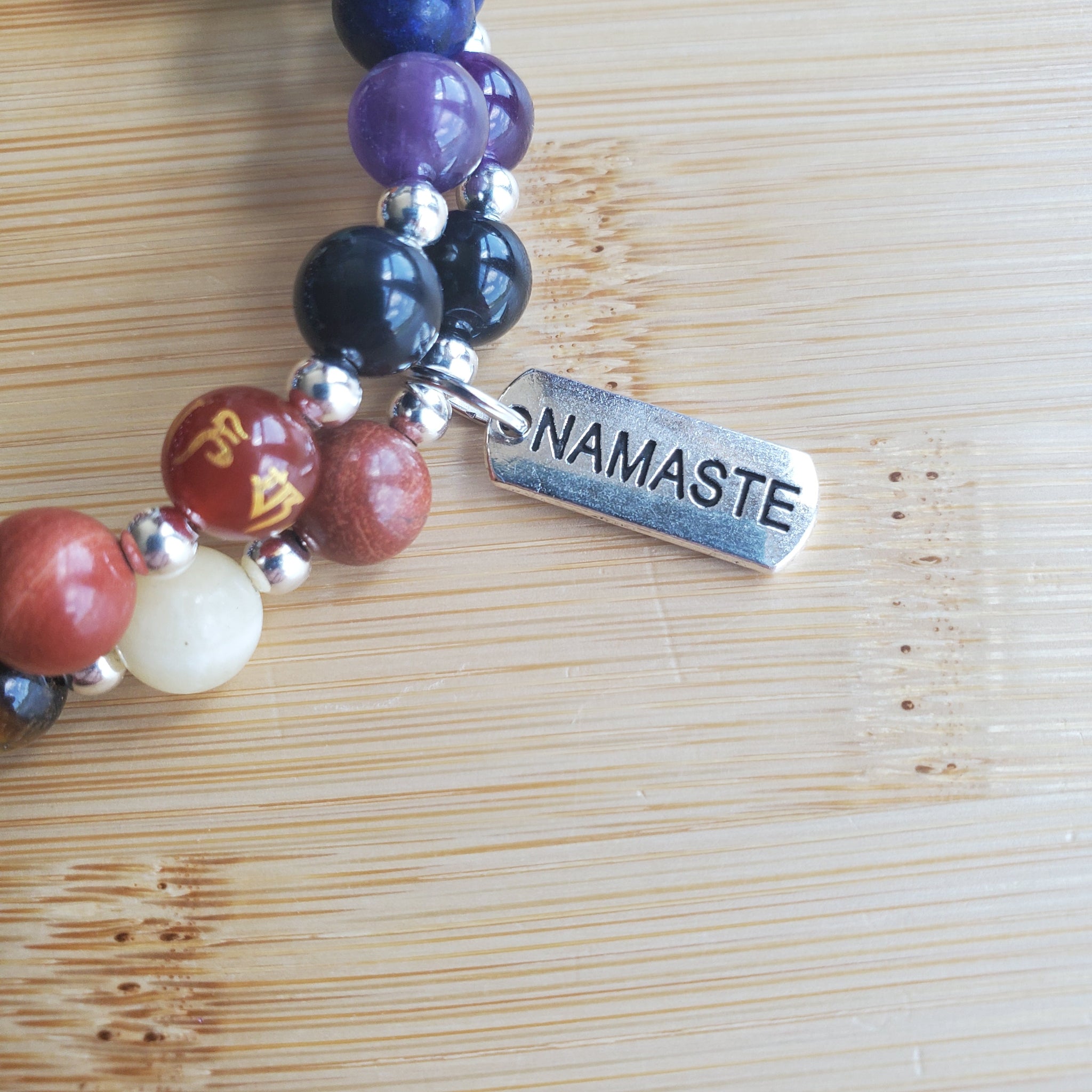 Seven Chakra Gemstone Bracelet (MW) | Mamabug ReCreations - Artisan Jewelry