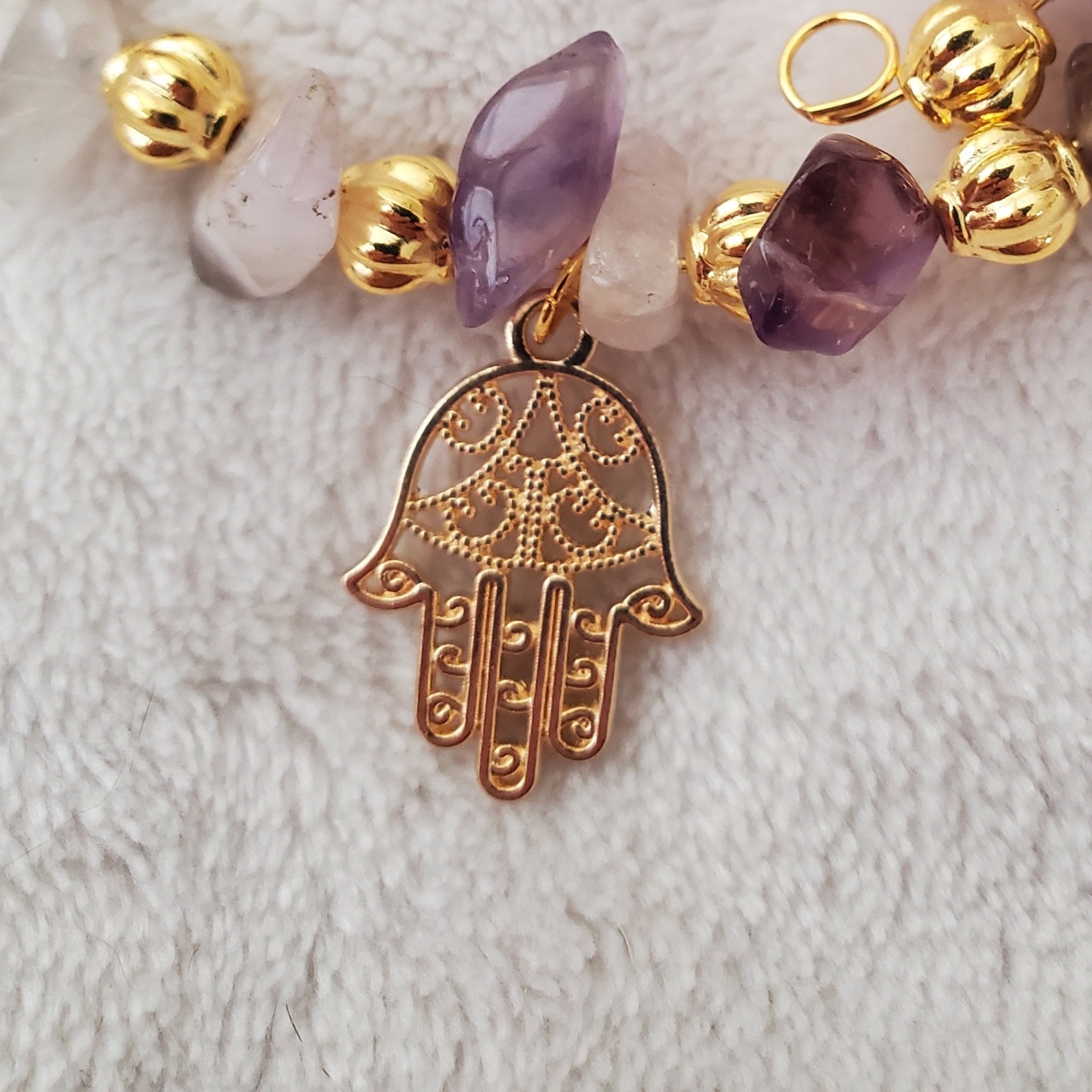 Hamsa Bracelet (MW) | Mamabug ReCreations - Artisan Jewelry