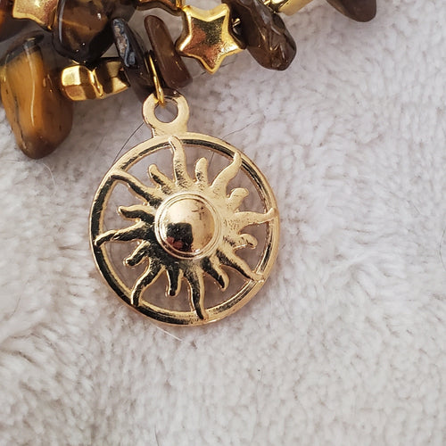 Gold Aurora Charm Bracelet (MW) | Mamabug ReCreations - Artisan Jewelry
