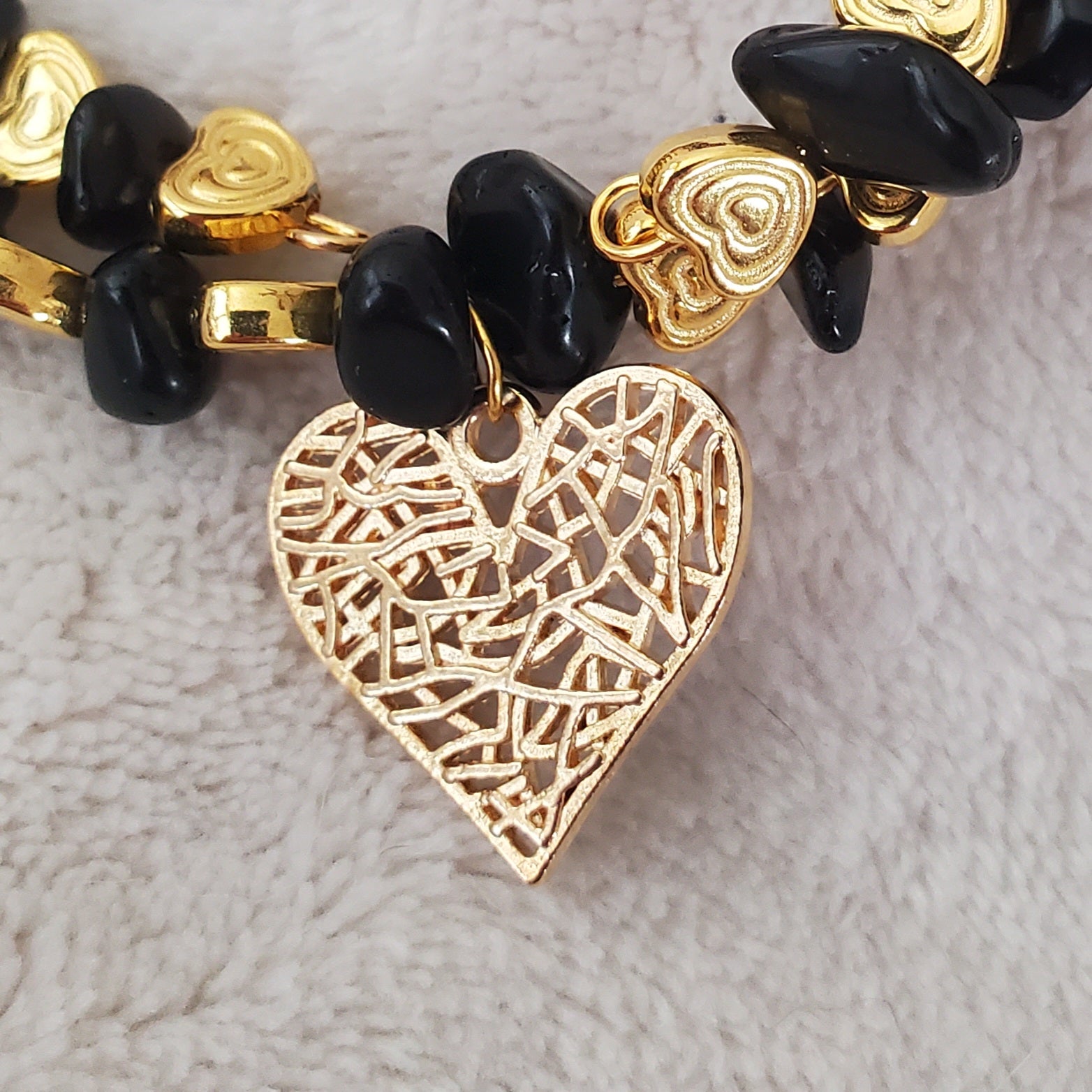 Love Stitched Up Bracelet (MW) | Mamabug ReCreations - Artisan Jewelry
