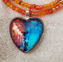 Dancing Couple Bracelet - Blue and Orange (MW) | Mamabug ReCreations - Artisan Jewelry