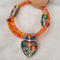 Kissing Couple in the Sunset Light Bracelet (MW)