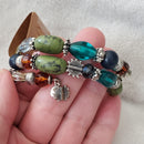 Forest Beaded Bracelet (MW) | Mamabug ReCreations - Artisan Jewelry