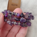 Amethyst Nugget Bracelet (MW) | Mamabug ReCreations - Artisan Jewelry