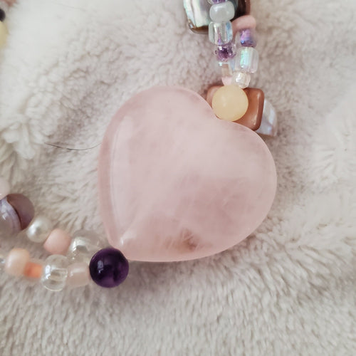 Blushing Pink Love Bracelet (W) | Mamabug ReCreations - Artisan Jewelry