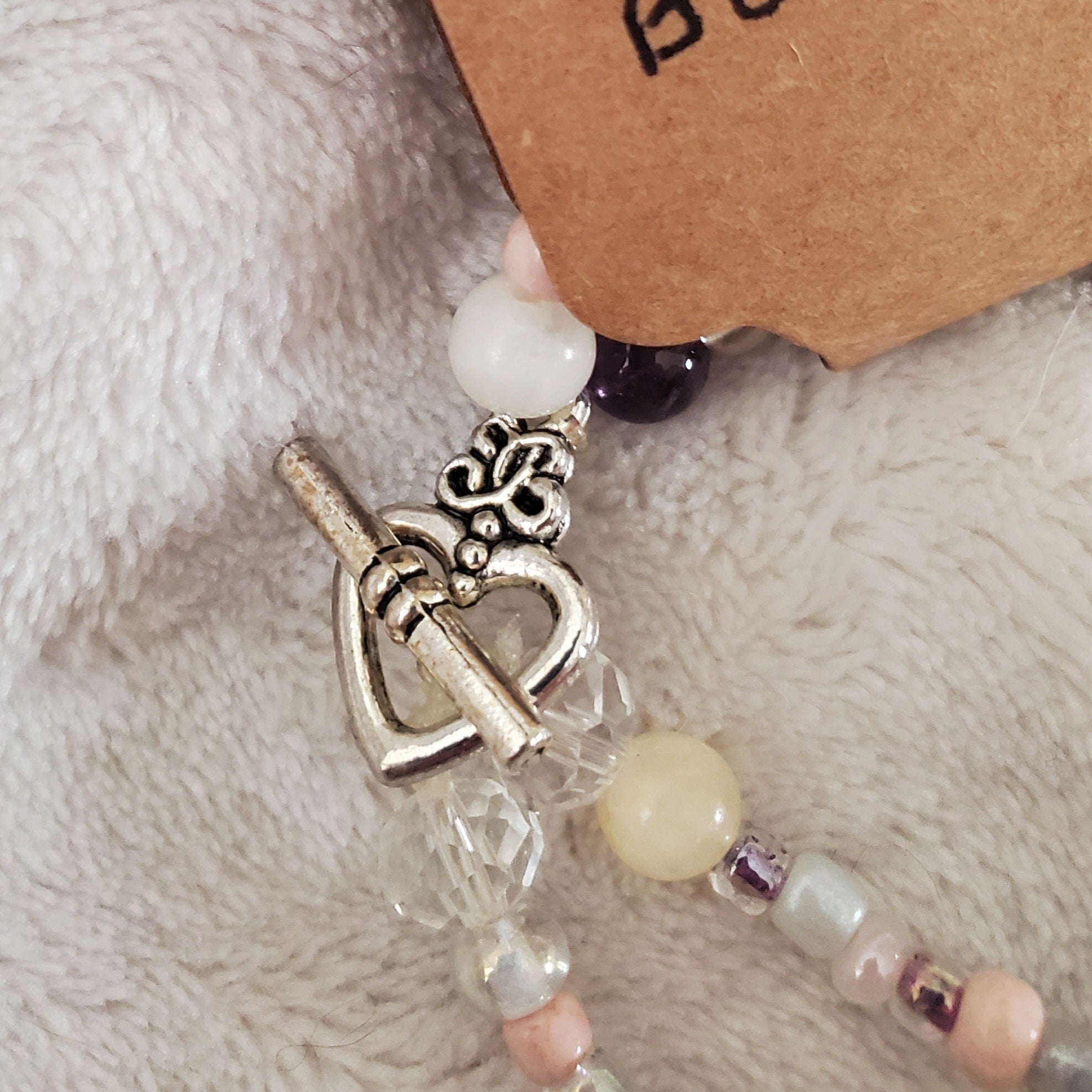 Blushing Pink Love Bracelet (W) | Mamabug ReCreations - Artisan Jewelry