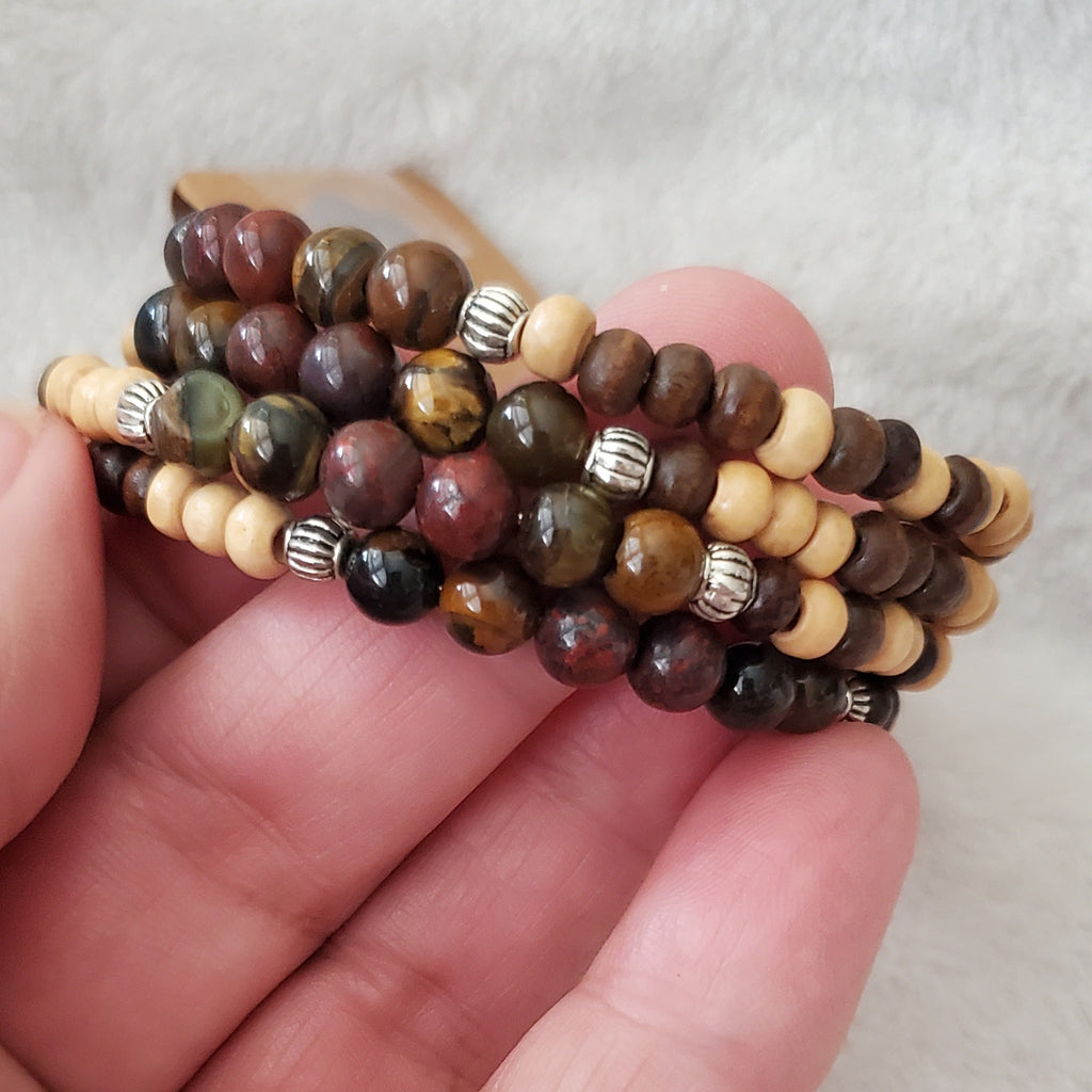 Carnelian and Tigers Eye Bracelet (MW)